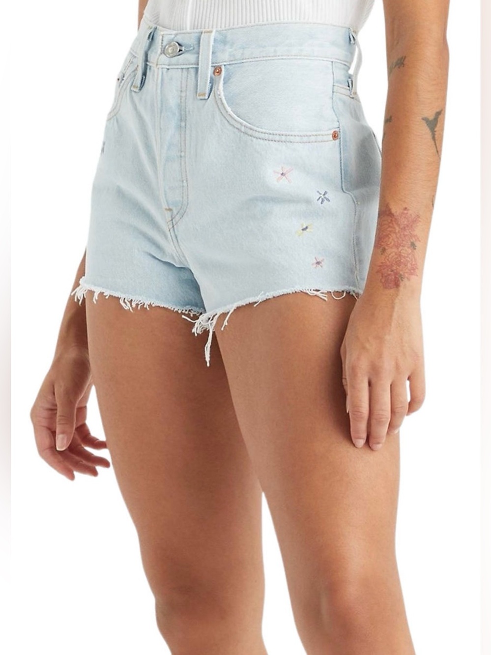 NWT Levi’s Floral 501 Original Shorts